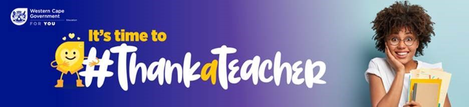 Thank a teacher banner