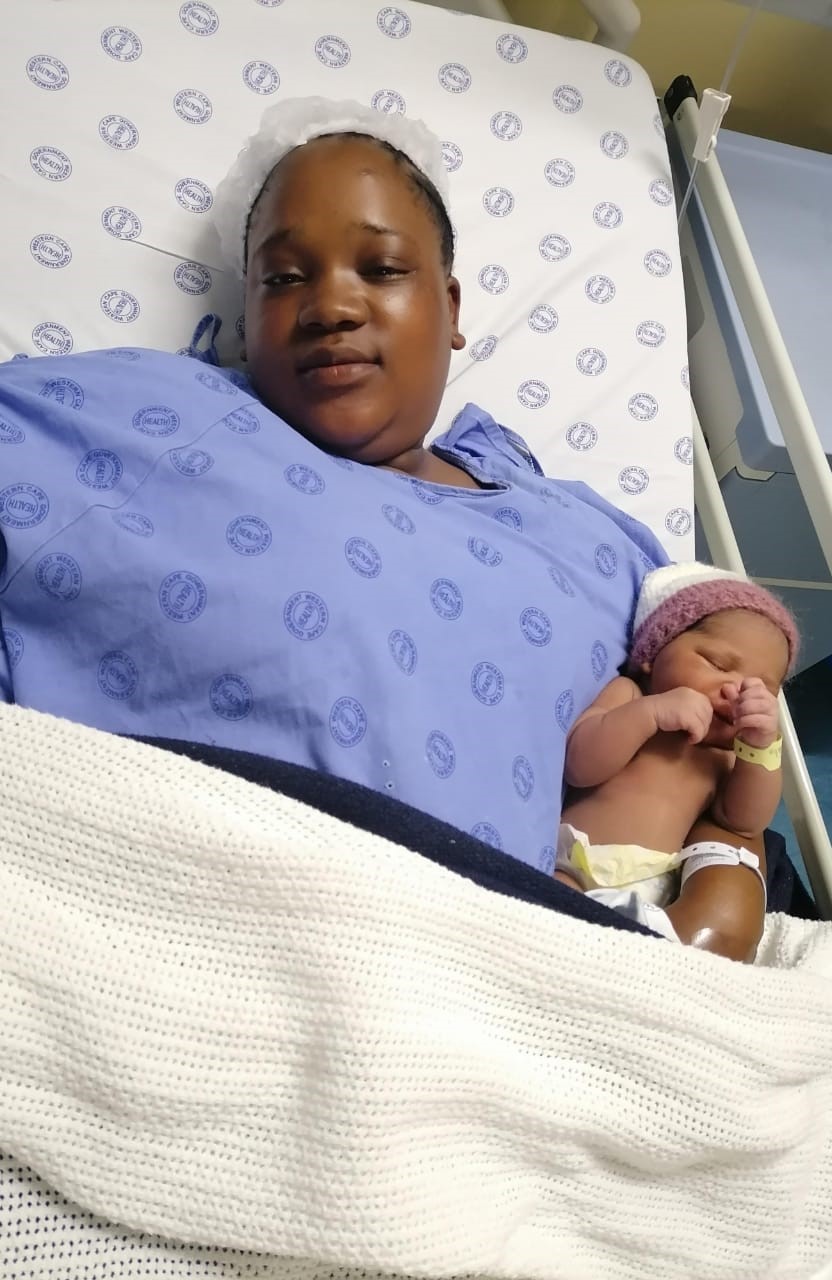 The second baby girl was born at Karl Bremer Hospital to mother Asiphe Mlandu.