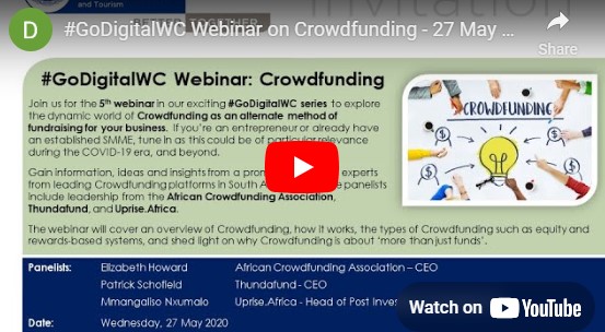 Screengrab of webinar_crowdfunding