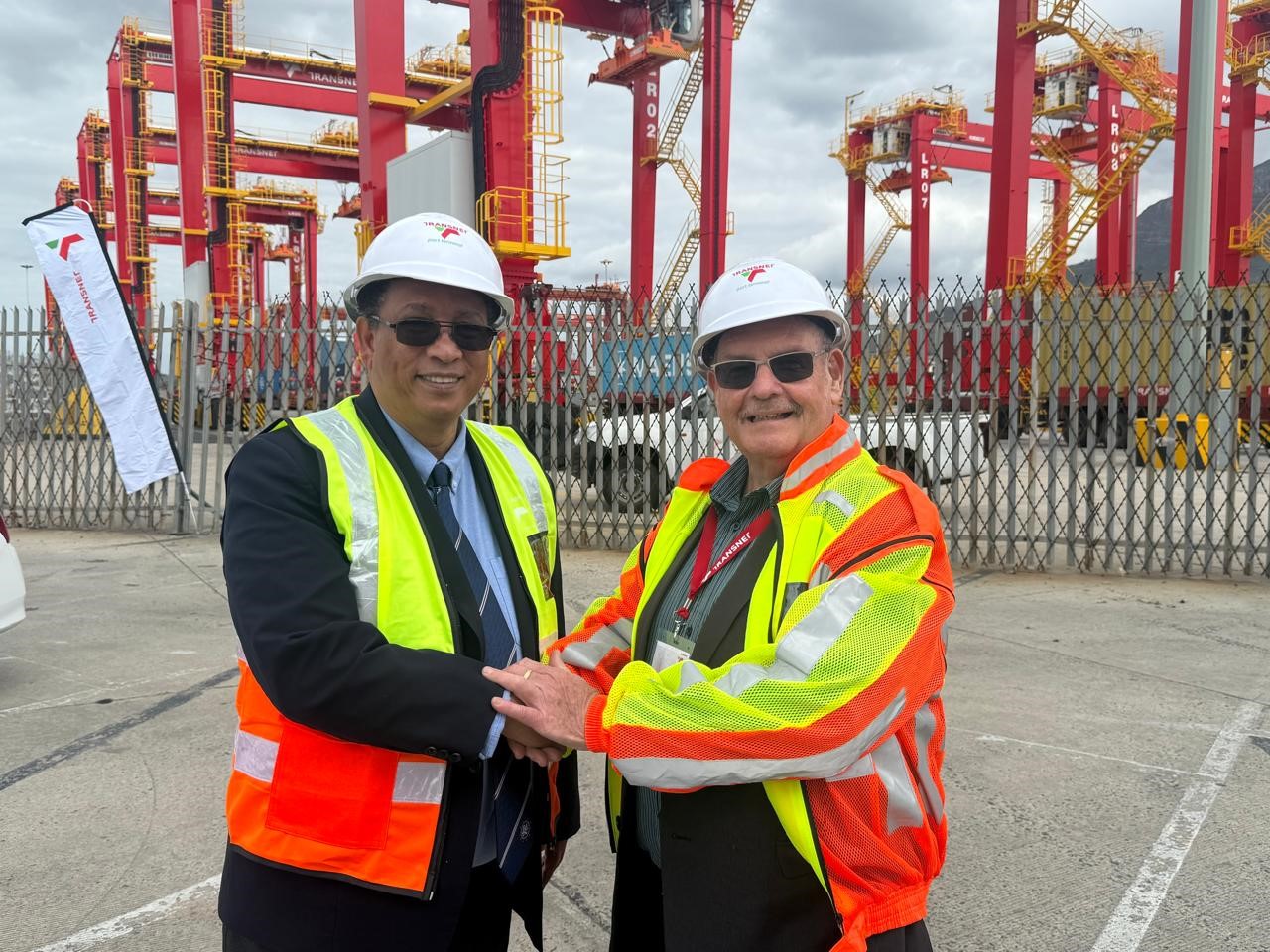 Minister Meyer and Terry Gale