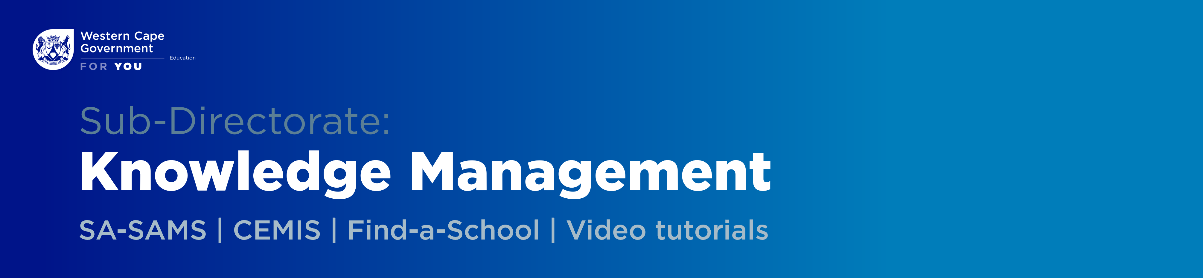 Sub-Directorate: Knowledge Management