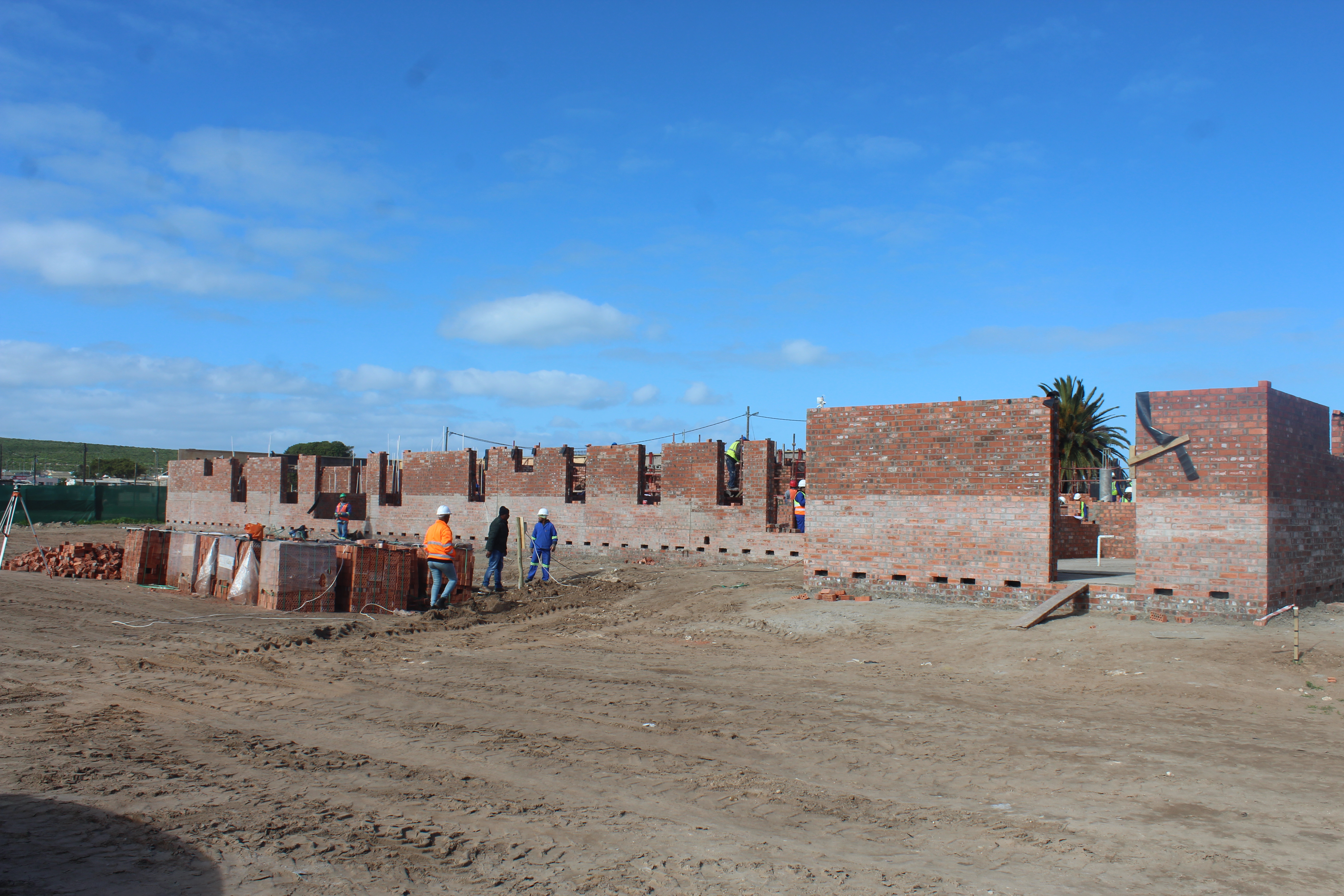 A newly built or renovated community clinic in the Western Cape.