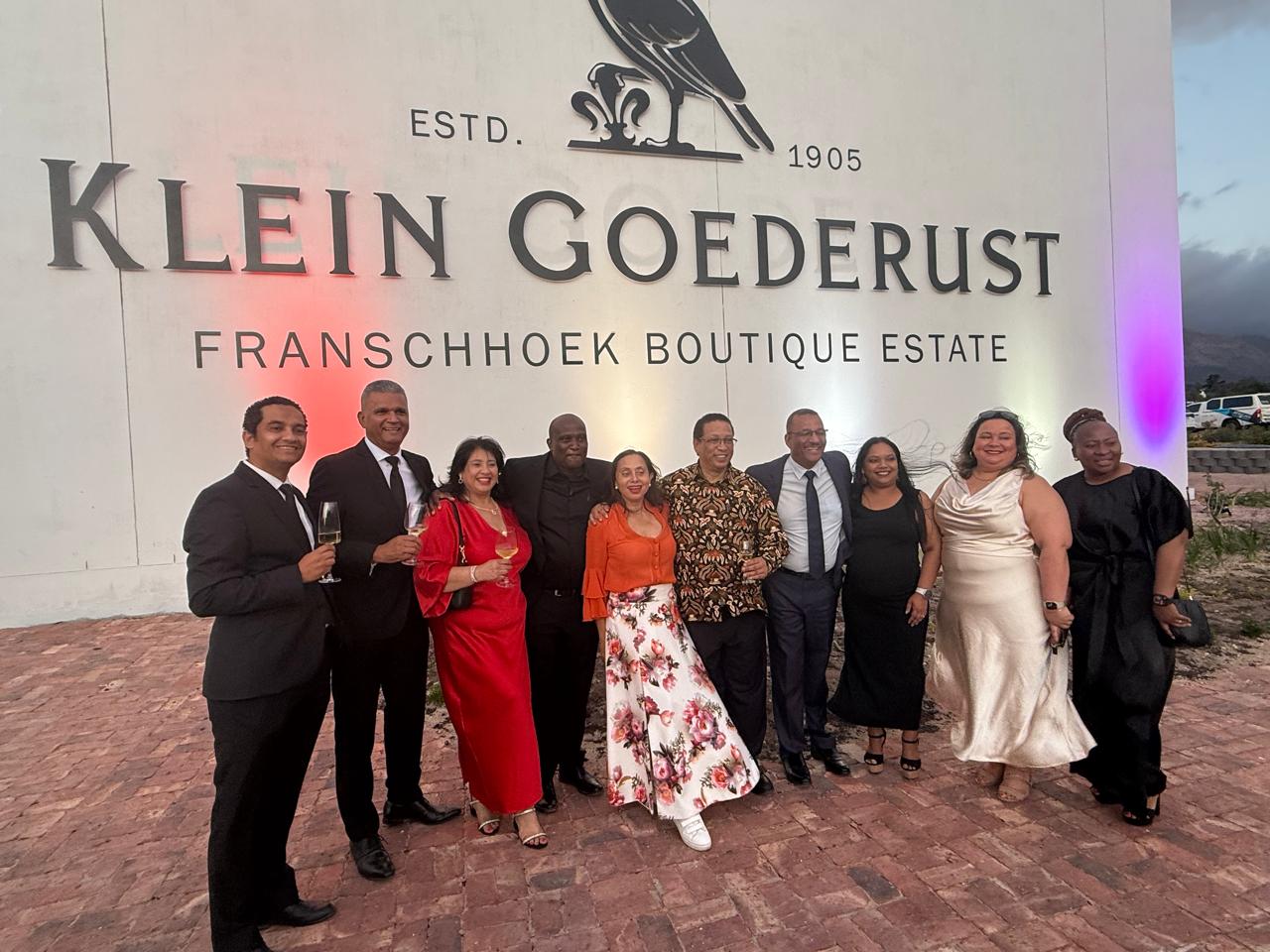 Group Photo at Klein Goederust Boutique Wine Estate