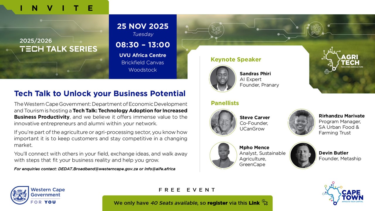 Agri Tech Talk - 25 November 2025