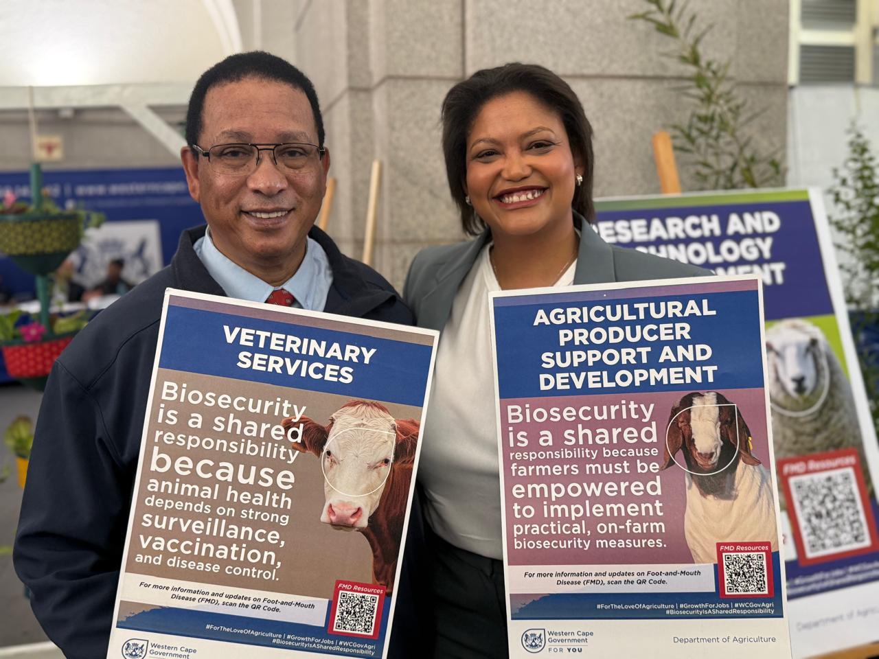 Minister Meyer & WC Minister of Finance Deidre Baartman