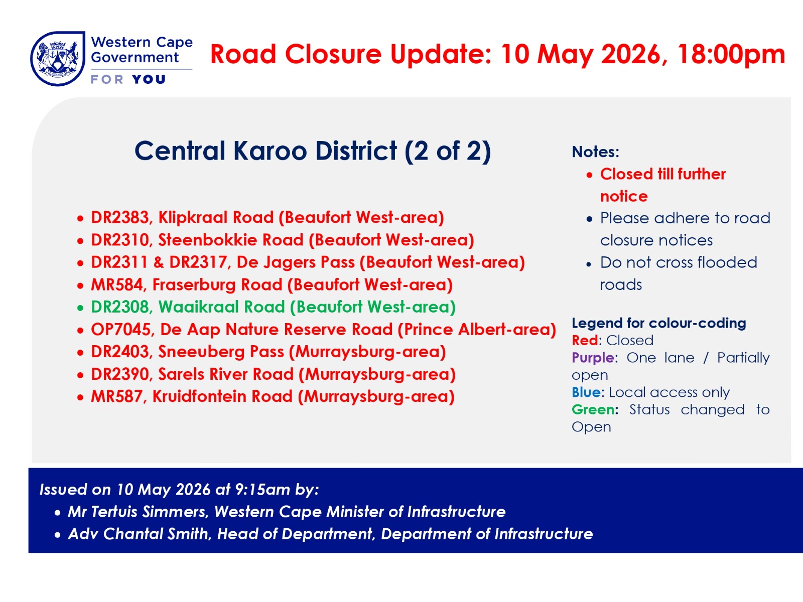 Central Karoo 10 May