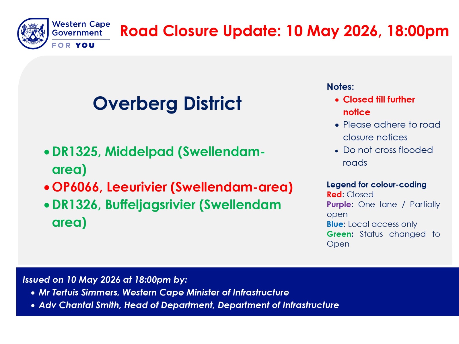 Overberg 11 May 2026