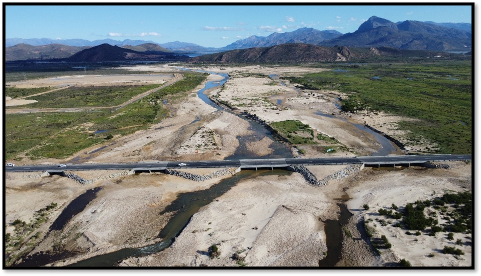 Flood repairs in progress