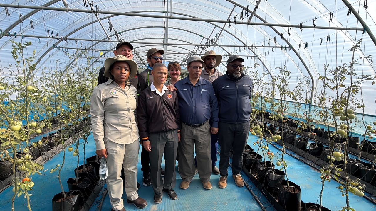 Visit to Community Food Garden at Swartberg High School in Prince Albert