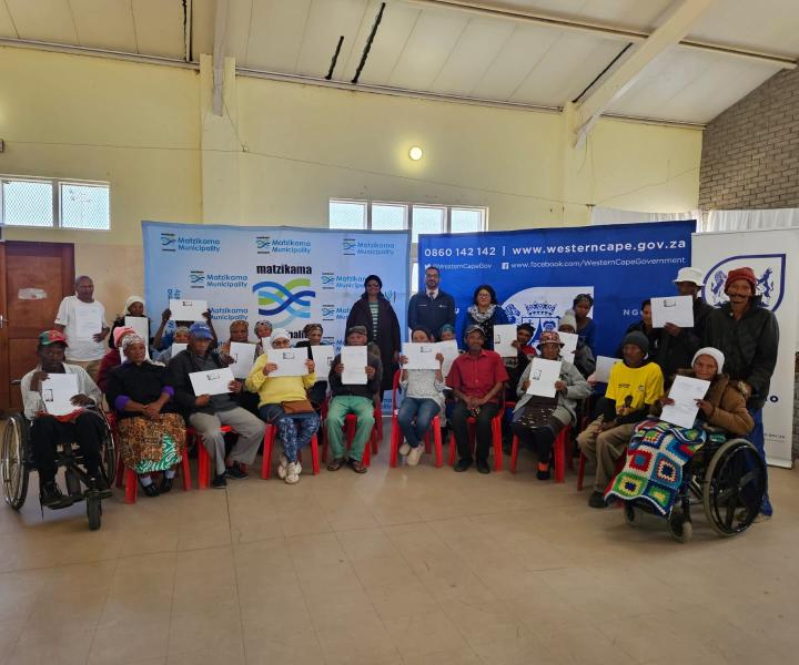 Klawer Title Deeds Handover