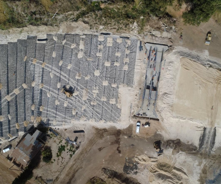 Placing of basal reinforcement