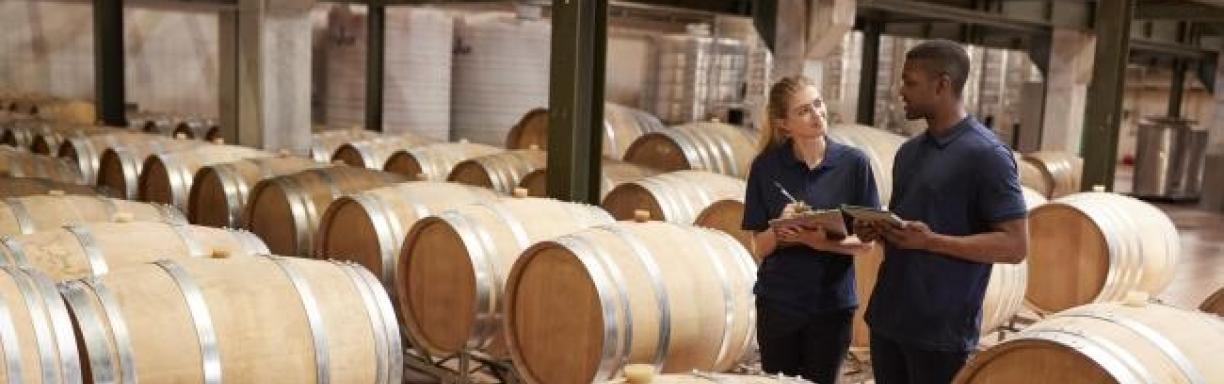 Students inspecting barrels_2