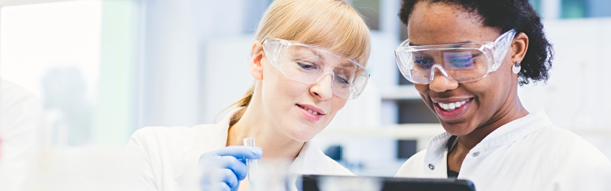 Women in a lab