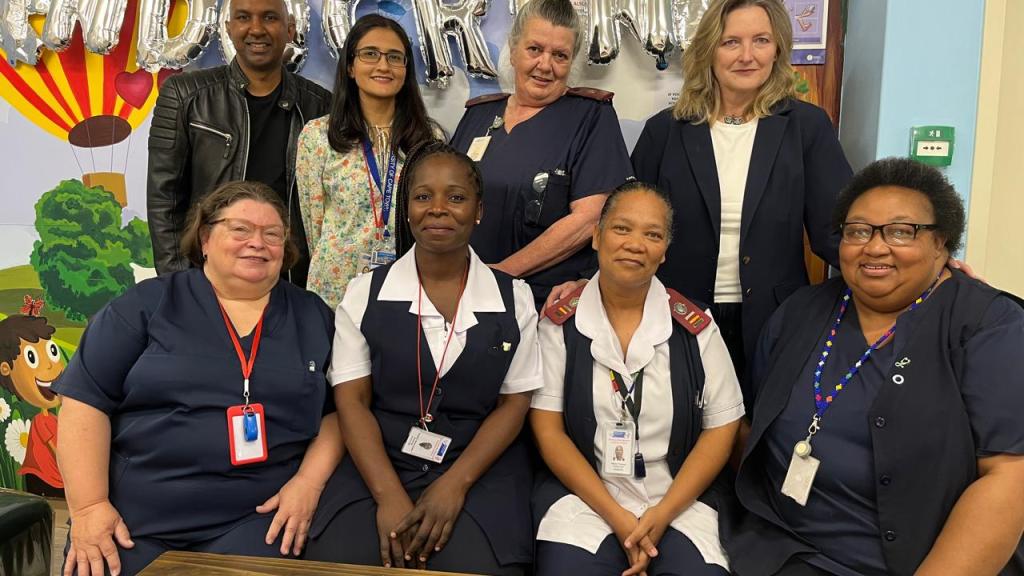 Members of the diabetes ward and clinic at the Red Cross War Memorial Children’s Hospital.