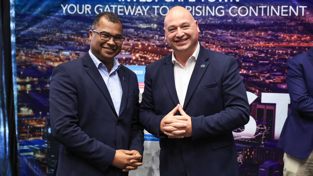 Mr. Enver Duminy - CEO Cape Town Tourism and Alderman James Vos - Mayoral Committee Member City of Cape Town