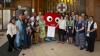 Organ transplant patients, parents and hospital staff from Red Cross and Groote Schuur gathered for the handover of the artwork and programme at the Red Cross War Memorial Children’s Hospital.