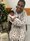 Another one of the first babies born on Christmas Day was to mother Adri-Lee Hartzenbeg at Mossel Bay Hospital. She welcomed her baby girl at 00:22.