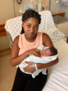 Mother Enid Asjan welcomed a baby girl at 00:18 at Worcester Hospital.