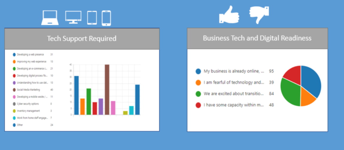 Tech volunteer initiative - Support required by businesses or their readinessadiness