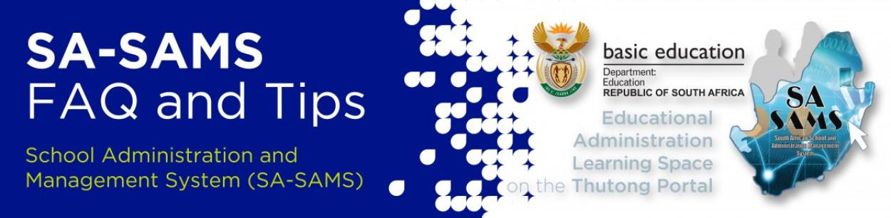 Sa Inform SA-SAMA - FAQ and Tips | Western Cape Government