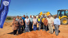 Sod-turning in Bitterfontein