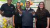Minister Meyer enjoys a lighter moment with representives of the Citrus Organisation