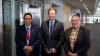 Ivan Meyer, Dean MacPherson and Terry Gale, Chairperson Exporters Western Cape