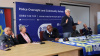 L-R - Brig Brian Muller, Minister Anroux Marais, Maj Gnl Michael Jojo, Premier Alan Winde, Abie Isaacs, Mark Shaw