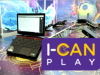 Laptop with gaming consoles