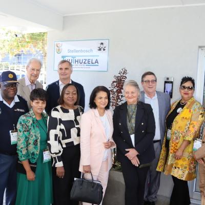 Various stakeholders in the Stellenbosch Thuthuzela Care Centre, including Western Cape Minister of Social Development Sharna Fernandez