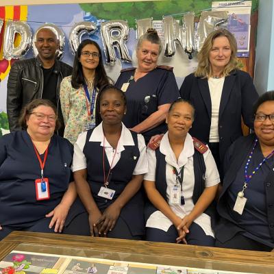 Members of the diabetes ward and clinic at the Red Cross War Memorial Children’s Hospital.