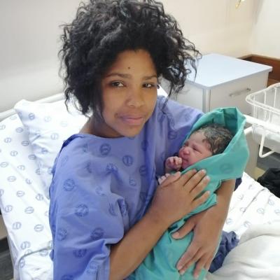 The first baby born was a little girl, weighing 2.98kg, born at George Hospital to mom Esmerelda Bordtjies.