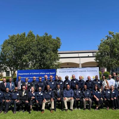 Minister Mackenzie with the LEGENDS