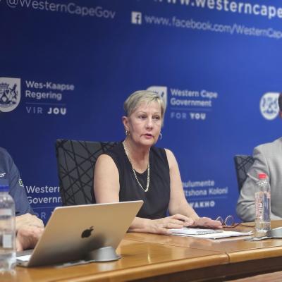 Premier Winde, Minister Marais and Ald. Smith at Premier's digicon