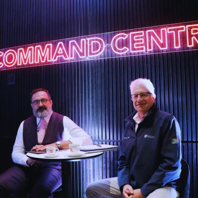 Red Rocket CEO Matteo Brambilla and Premier Alan Winde 