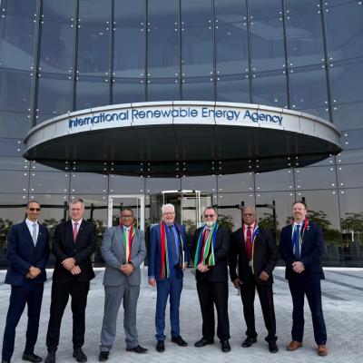 WC Government delegation at offices of International Renewable Energy Agency