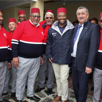 Minister Mackenzie with the Keep the Dream Malay Choir