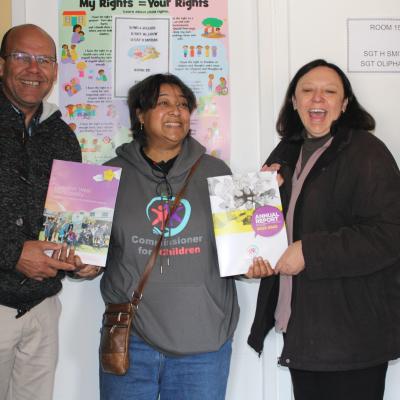 Commissioner presenting the CCRW reports in Beaufort West