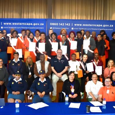 Klein Karoo GBV Ambassadors with Minister Londt 