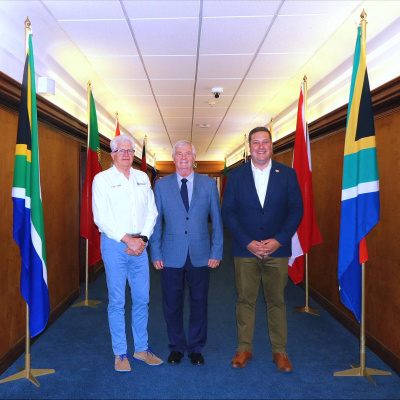 Premier Winde, Minister Groenewald, Mayor Hill-Lewis