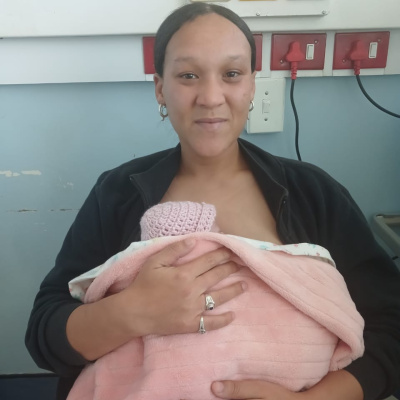 Ms Heynes and little Ayaan