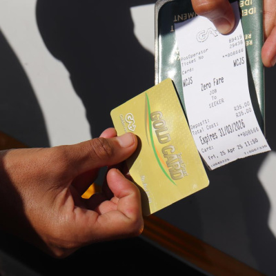 Golden Arrow Bus Services card