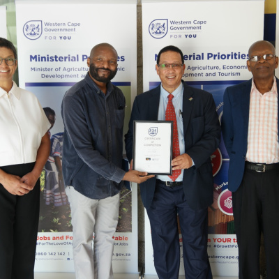 Jo-Ann Johnston, Lizo Dlaba Minister Meyer and Dingaan  Goodwell