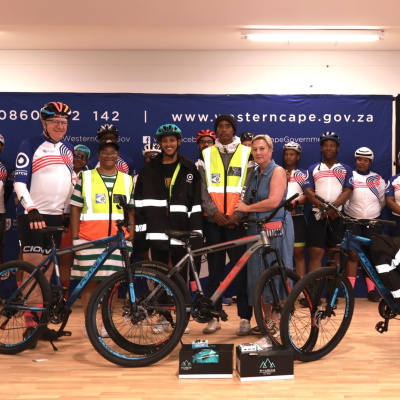 300 bicycles were handed over to over 40 schools during the 2026 WCG Cycle Tour