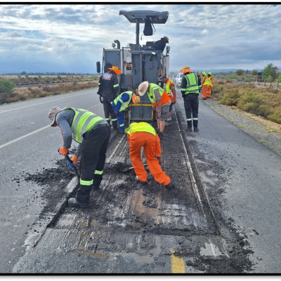 Milling of existing road surface for patch repairs